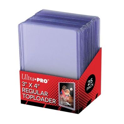Clear Regular Toploaders für Standard Size Cards - 25er Pack