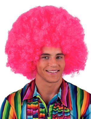 Perücke Maxi Afro pink