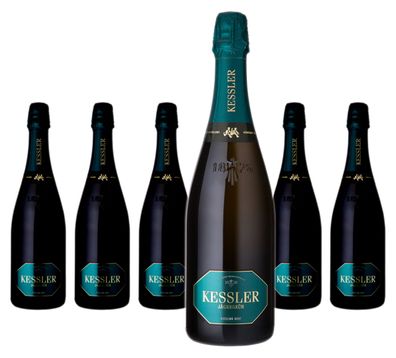 6 x Kessler Sekt Jägergrün Riesling Brut