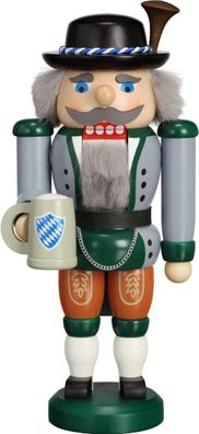 Nussknacker Bayer mit Maßkrug BxHxT 11x24x9cm NEU Weihnachten Seiffen Nutcracker