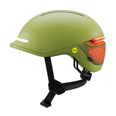 Unit 1 - Faromipsmjuniperv1 - MIPS Fahrradhelm mit Smart-Funktionen - grün - Gr. M