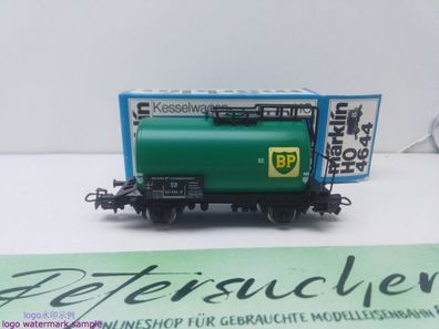 Märklin H0 AC 4644 Kesselwagen "BP" / Kessel Grün / DB / OVP blau