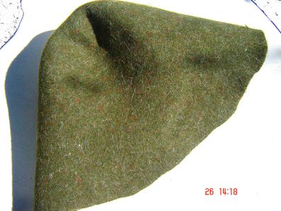 Hutstumpen Stumpen Wolle oliv mit Stichel bunt 120 gr Ü 50cm Rd 82cm Stu 22-1