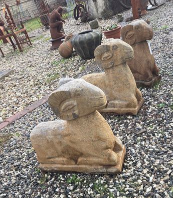 Großer schwerer Widder, Steinbock, Stein , Basalt, Grichischer Bock, ca. 150kg