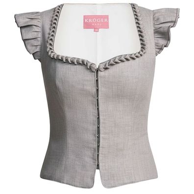 Trachtenmieder Thalina hellgrau