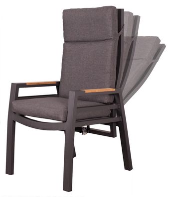 Relaxsessel Sevilla - uni anthrazit - mit Gasdruckfeder