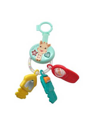 Sophie la Girafe Rassel Musikalische Schlüssel Mehrfarbig Weckt die Sinne ab 3 Mo