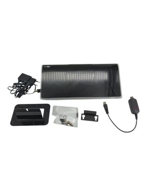 Goobay Aktive Full HD DVB-T2 Zimmerantenne LTE/4G Filter schwarz für den Empfang von