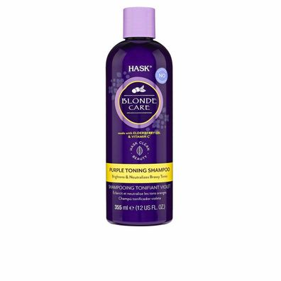 Hask Blonde Care Purple Toning Shampoo 355ml