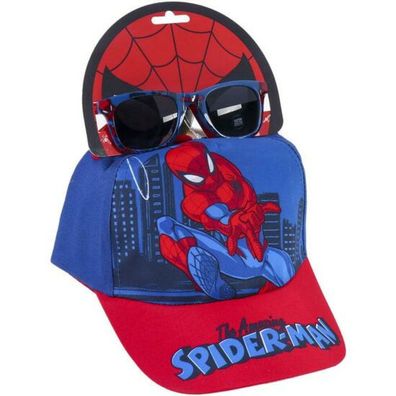 Marvel Spiderman Set Mütze + Sonnenbrille