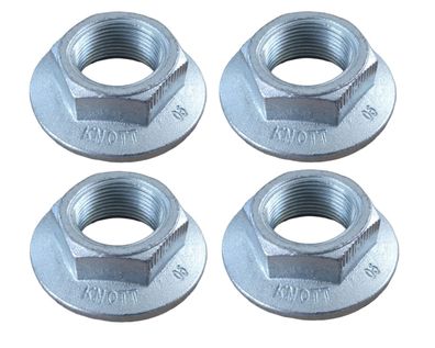 4 x Knott Flanschmutter 407963 001 - M24 x 1,5 - SW32 - ersetzt Knott Nr. 44738