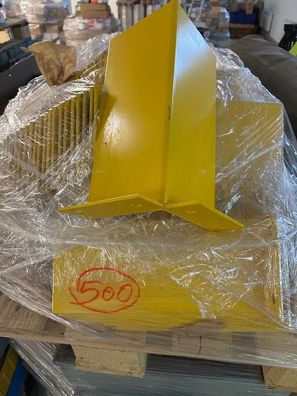 Anfahrecken Palettenregal Lagerhalle gelb Palette 500