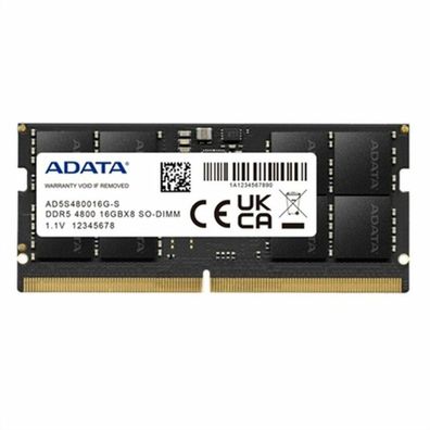 Adata SO-DIMM 16GB DDR5-4800 Arbeitsspeicher AD5S480016G-S