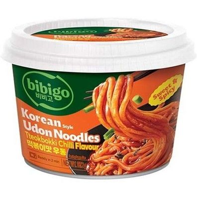 bibigo Korean Style Udon Topokki Chili Cup 187,2g