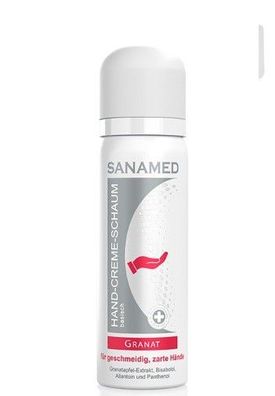Caremed - Sanamed - Hand-Creme-Schaum Sanamed Granat, 100 ml