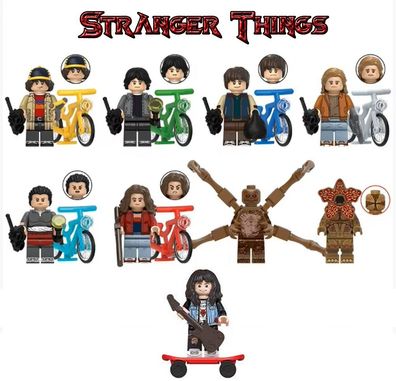Stanger Things Demogorgon Vecna Jim Hopper 11Klemmbausteine 100% Cobi Cada kompatibel