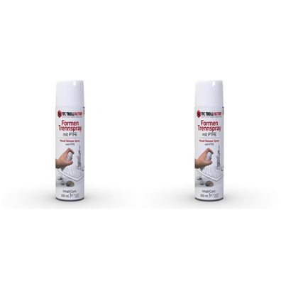 2x TFC Formen Trennspray mit PTFE für Kunststoffformen Gips Beton Wachs 300ml