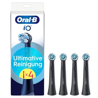 Oral-B iO Ultimative Reinigung 4er, Black Aufsteckbürsten