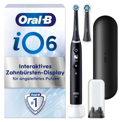 Oral-B iO Series 6 Black Lava Elektrische Zahnbürste