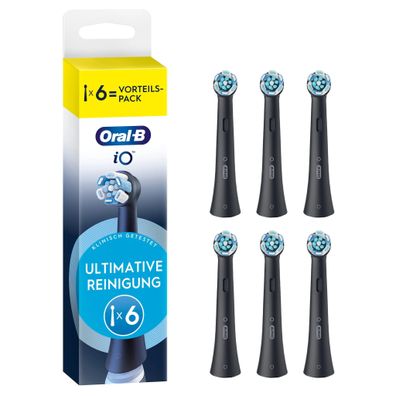 Oral-B iO Ultimative Reinigung 6er, Black Aufsteckbürsten