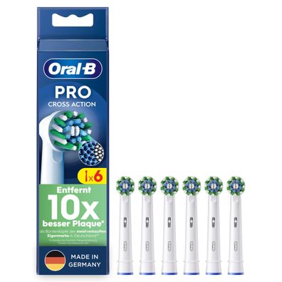 Oral-B Pro CrossAction 6er Aufsteckbürsten