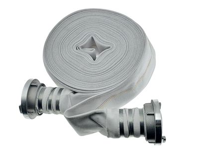 Bevo Industrieschlauch 20 Meter mit Storzkupplung B 75 Flachschlauch