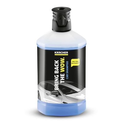 Kärcher Autoshampoo 3-in-1, 1L Reinigungsmittel für Hochdruckreiniger