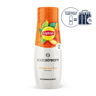 SodaStream Lipton Ice Tea Pfirsich Sirup 440ml Sirup für SodaStream