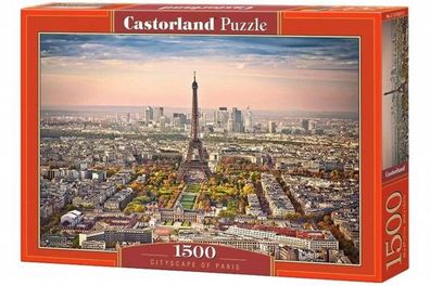 Castorland Puzzle "Blick auf Paris" 1500 Teile NEU & OVP Gratis Versand