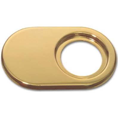 Hekna Anschlagplatte 534 Zamak vernickelt poliert