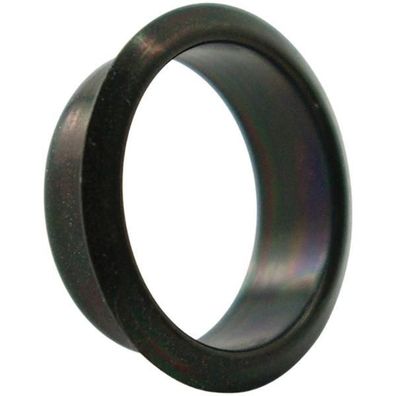 Hekna Zylinderrosette ø 19mm Messing schwarz