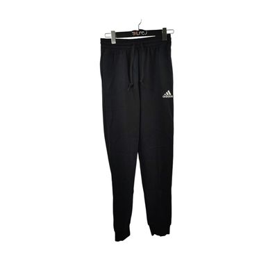 adidas Essentials Fleece Hose Herren Schwarz Weiß S Tall