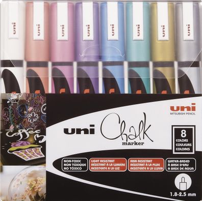 Faber Castell Marker UNI CHALK PWE-5M 1,8-2,5 mm met 8er