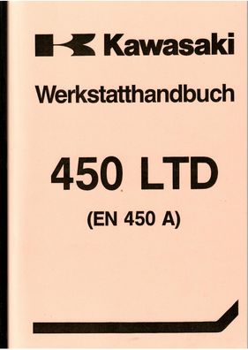 Reparaturanleitung Kawasaki 450 LTD Typ EN 450 A , 27 PS Motorrad