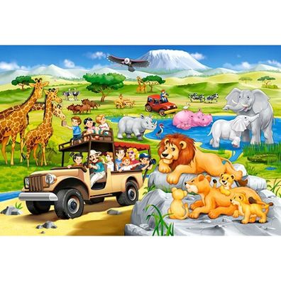 Castorland Puzzle Abenteuer auf Safari MAXI 40 Teile