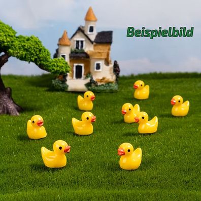 Mini Gummienten Quietscheentchen Rubber Duck gelb Dekoration Resisharz Glück Neuware