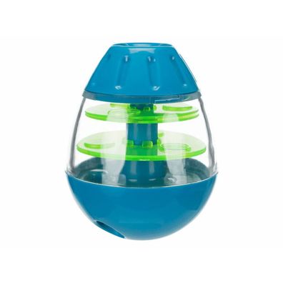 Trixie Roly Poly Snack Tumble Egg Blue / Green 13 Cm