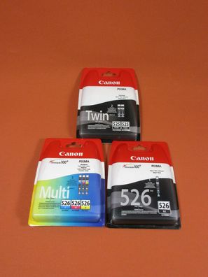 Original Canon 2x PGI-525/CLI-526-bk, , , OVP, anon ink cartridge