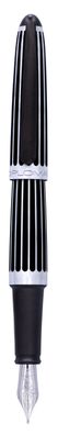 Diplomat Füllhalter Aero "stripes black"