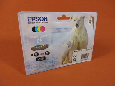Original Epson 26 bk, , , Multipack OVP, Epson ink cartridge