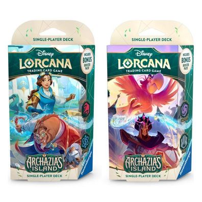 Disney Lorcana: Set 7 - Archazia's Island: Starter Deck Display (8) Englisch
