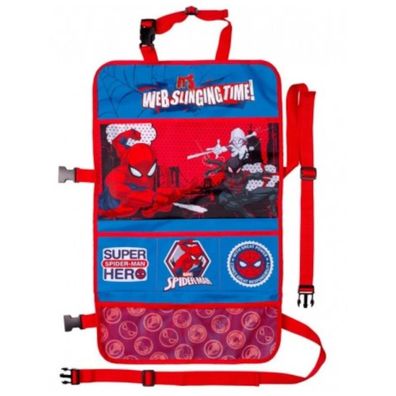Spiderman-Organizer fürs Auto | Kinder | blau/rot