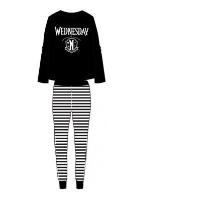 Lang-Pyjama für Mädchen "Wednesday" | 100% Cotton | Trendiges Design