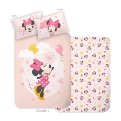 Minnie Mouse Bettwäsche-Set | "Fang den Ballon" | 140x200cm | rosa
