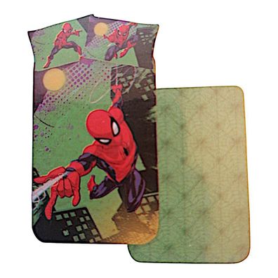 Spiderman Baby- Bettwäsche | 100x135cm | "Netzwurf"