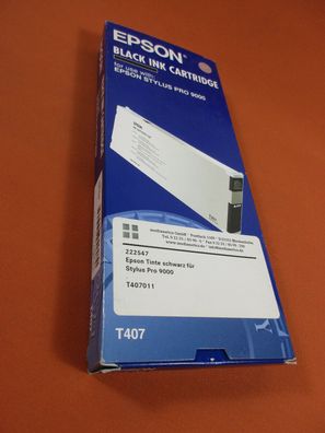 Original Epson T407 OVP , intenpatrone, ruckerpatrone