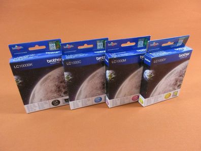 Original Brother LC-1000 BK/C/M/Y OVP , Brother ink cartridge