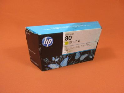 Original HP 80 yellow C4848A OVP, Tintenpatrone, P ink cartridge
