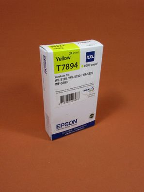 Original Epson T7894 XXL Yellow OVP , pson ink cartridge