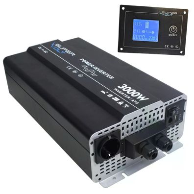 Supervolt 12V 3000W Wechselrichter – Reiner Sinus, Netzvorrang, Wohnmobil & Boot